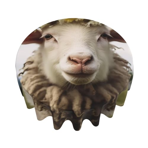 Nappe de restaurant imprimée moutons pour décoration de table