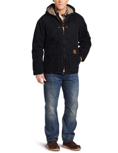 Carhartt Men's Sherpa Lined Sandstone Jackson Coat