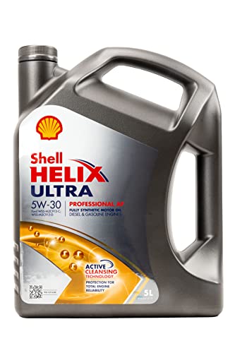 SHELL Motoröl 5W-30 Helix Motor Öl ACEA A5/B5 API SL Ultra Prof AF 5L Kompatibel mit FORD Fiesta Mk6 Schrägheck JA8… – Ansicht 3