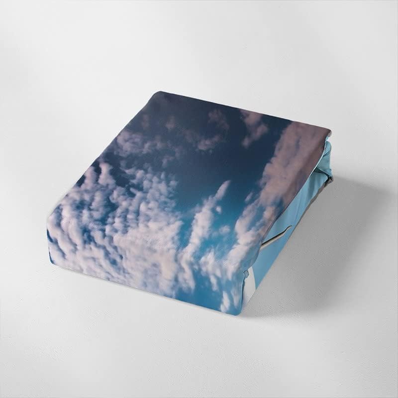 Miniatura 5 de Jingzhang Juego de funda de edredón de avión volador para niños, niñas, niños, niñas, niños, funda de edredón con estampado de avión, funda de