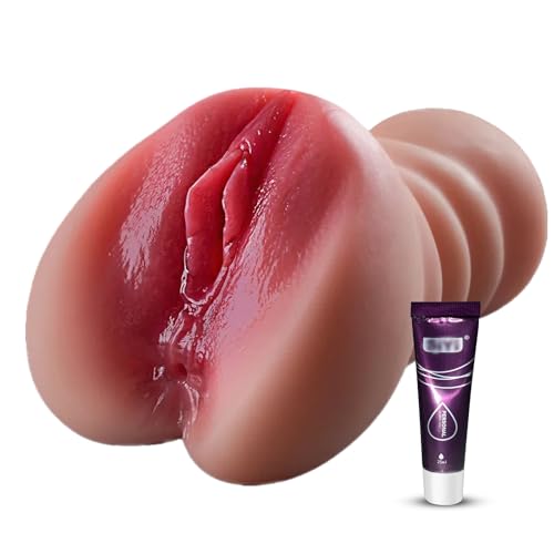 Pocket Pussy Male Masturbation Sex Toys with Realistic 3D Vagina and Tight Anus Portable Man Masturbation Stroker Adult Sex Toy