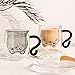 Imagen de Juego de 2 bonitas tazas de té para gatos de 250ml