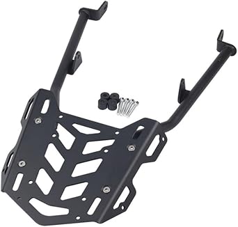 Motorcycle Rear Luggage Bracket Motorcycle Rear Racks Luggage Racks Carrier Shelf Top Box Holder Support Bracket for Yam&aha MT09 MT-09 SP 2021 2022, Black
