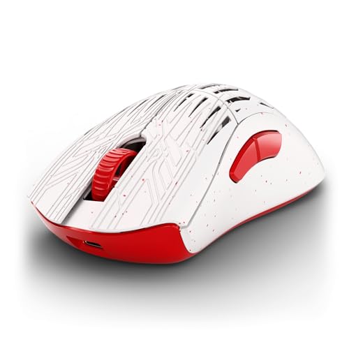 Image of PWNAGE Stormbreaker Carbon Fiber MAX CF Wireless Gaming Mouse 8kHz - 45grams Ultralight Esports Pro Gamer Flawless Professional PAW3950 Optical Sensor 36k DPI - 8000Hz - Large Ergo -Frost Fire
