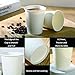 100 Park Disposable Hot Coffee Cups - Bulk 8 Oz Paper Cups, Disposable cups