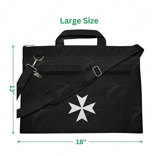 Bolsa Tote con Cruz Maltés Knights Templar, Resistente Agua miniatura 3