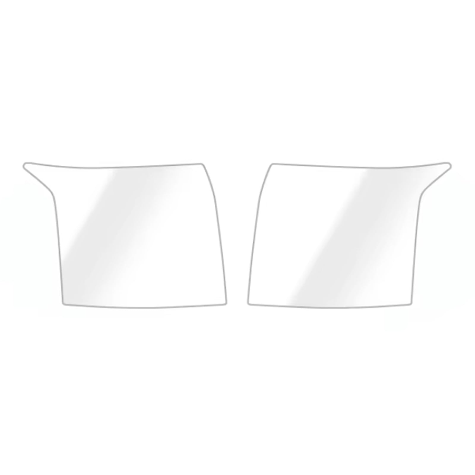 Headlight Film for Hyundai Palisade LX2 2023-2026, 1Set Transparent/Smoke Black Car Headlight TPU Protective Film