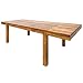 Produktbild Massiver Esstisch Lagos 160-240cm mit Ansteckplatten Sheesham Stone Finish Tisch Konferenztisch Holztisch