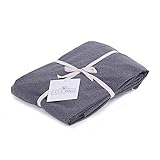 Homevibes Mantel De Mesa Rectangular Liso Comedor Cocina Medidas 140x200cm (Gris)