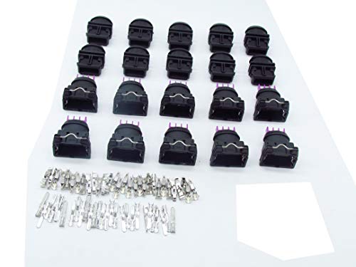 cnkf 10 Sets hembra conectores macho de 3 pines y conector de cable para Bosch EV1 Electrical Automotive enchufe