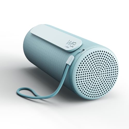 Image of We. by Loewe Hear 1 Compact Portable Bluetooth Party Speaker, 40W Music Power, 14 Hour Long Battery Life, IPX4 Water Resistant, USB-C Premium Wireless Speaker for Home & Travel, Blue