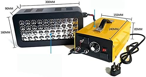 Vista 5 de LED Adjustable UV Curing lamp High-Intensity 4000W Light Effect UV Light Solid lamp LED Ink Varnish UV Glue Size 405nm Color 8000W