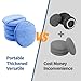 6 PCS Microfiber Wax Applicator Pad with Finger Pocket, 5 Inch Ultra-Soft Car Wax Applicator, Buffing and Detail Polishing Foam Pads for Car Truck Motorcycle Cleaning and Fine Polishing (Blue)
