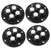 SOLUSTRE 4pcs Self Adhesive Casters Mini Wheels Mini Appliance Wheels Storage Bin Casters Mini Casters Stick on Wheels Roller Castors Small Caster Wheels to Rotate Small Wheels Nylon Ball
