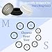 SZJCLTD Oura Ring Protector, Ultra-Thin Elastic Silicone Cover for Smart Ring, Anti-Scratch, Gym & Workout (Gray)