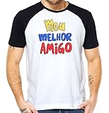 camiseta meu melhor amigo pai paipai do ano amizade presente Cor:Branco;Tamanho:P