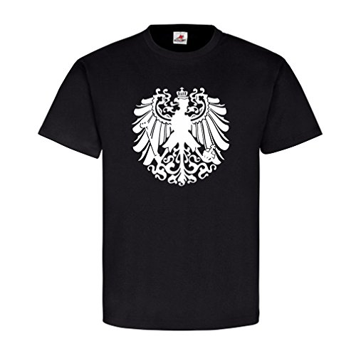 T-Shirt Allemagne Aigle de Prusse Noir XXL pour Rassemblement Historique