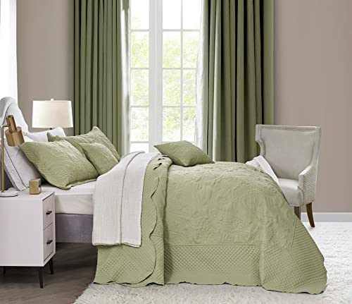 Blythease Oversized King Bedspread 128X120 Extra Wide thumb #1