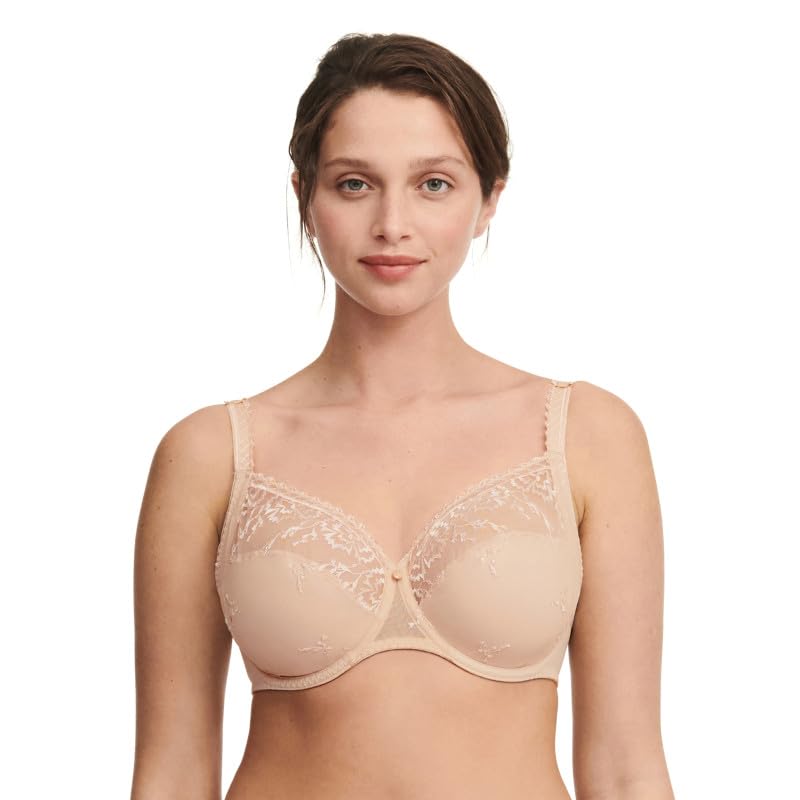 Chantelle Every Curve Spitzen-BH mit voller Abdeckung, ungefüttert, Nude-Rouge, 75E