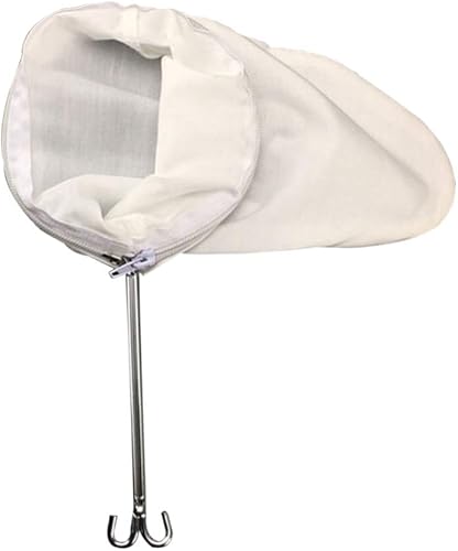 Cabilock Bolsa de filtro de tela de franela de acero inoxidable con anillo de té reutilizable para té de hojas sueltas