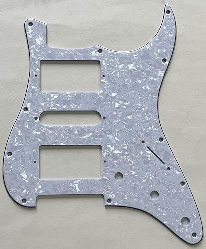 Pickguard Fit Fender US Stratocaster HSH 11 �X�N�����[�z�[���X�^�C���M�^�[(4�w�z���C�g�p�[��)