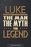 Photo Gallery luke the man the myth the legend: luke name planner with notebook journal calendar personal goals password manager & much more, perfect gift for luke Photo Gallery luke the man the myth the legend: luke name planner with notebook journal calendar personal goals password manager & much more, perfect gift for luke