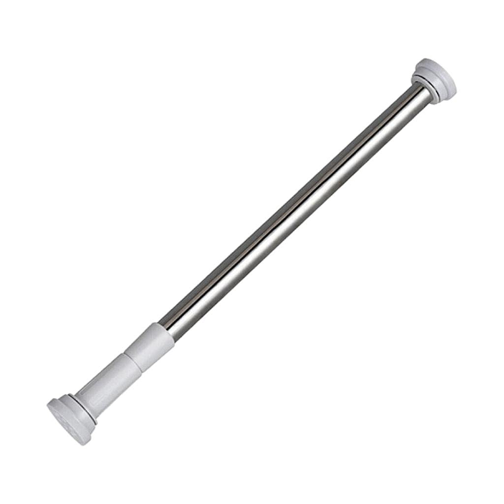 Barre rideau télescopique en acier réglable 70-120cm pour fenêtre