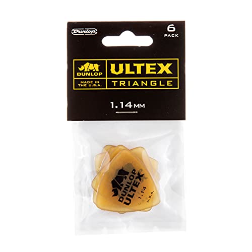 Dunlop 426P1.14 Ultex® Triângulo, 1,14 mm, pacote com 6 jogadores