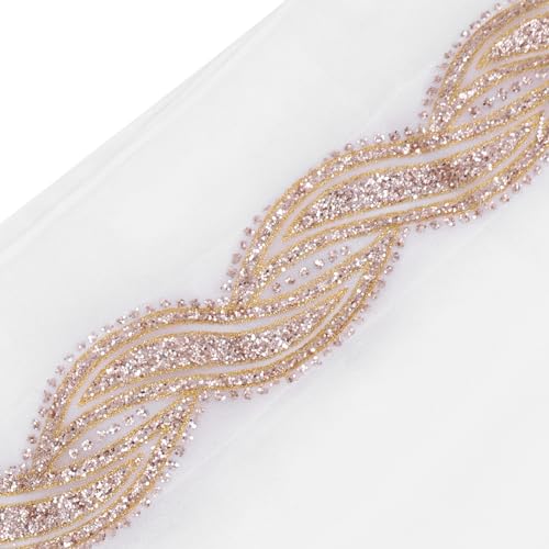 ZGMYC Women's Chiffon Gliiter Sequin Long Scarf Muslim Hijab Elegant Sparkly Headscarf Shawls and Wraps for Evening Dress4