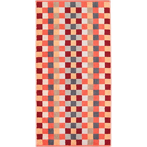 Cawö Handtücher Unique Karo 942 Koralle - 22