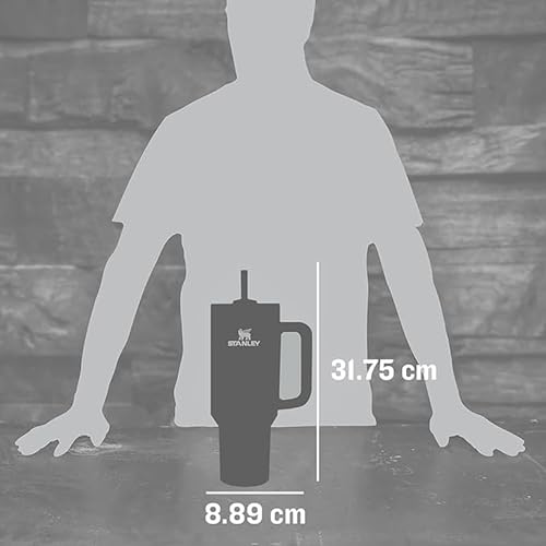 Image of Amazon Exclusive Stanley Quencher H2.0 Tumbler with Handle and Straw 40 oz | Flowstate 3-Position Lid | Cup Holder Compatible for Travel | Insulated Stainless Steel Cup | BPA-Free | Sienna