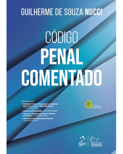 CÓDIGO PENAL COMENTADO - 25ª EDIÇÃO 2025