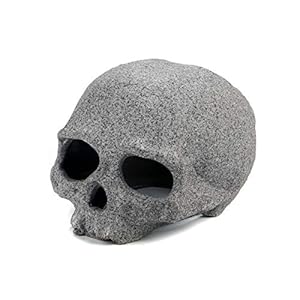 Aquarium Decorations Rock, Ceramic Shelters – Shrimp Habitat, Breeding Tube, Hiding cave, Stackable Fish Tank Decor Cave for Hiding, Betta Fish (J501)