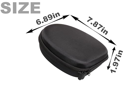 Image of Case for Bose QuietComfort Wireless Noise Cancelling Headphones, QuietComfort Ultra Wireless Noise Cancelling Headphones, QuietComfort 45, 35, 35 II. Replacement case only (Black)