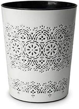 HOMION 9 Litre Flora Waste Container Basket Storage Bin for Office Room Bathroom Usage (Grey)