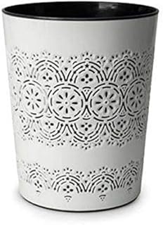 HOMION 9 Litre Flora Waste Container Basket Storage Bin for Office Room Bathroom Usage (Grey)