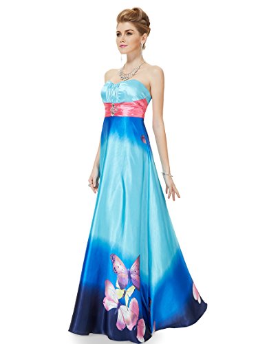 Vestito da sera Ever Pretty, con stampe di