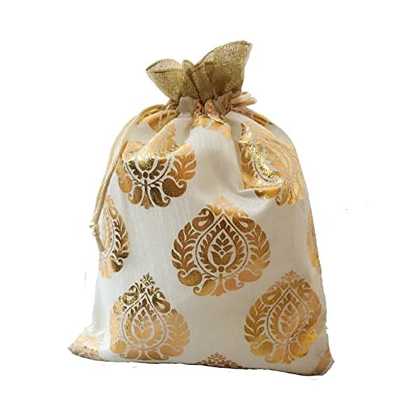 WS Wrap Shap Paan Patta Potli Batwa Bag Bridal Purse Women handbag Shagun Pouch Return Gifts - Image 7