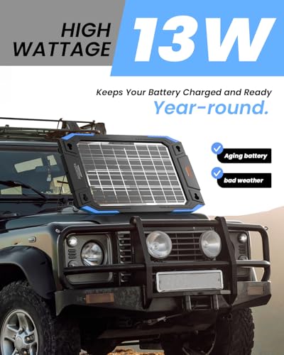 BALDR 12V ソーラーバッテリー充電器