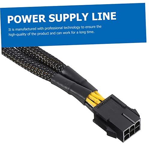 Cable de alimentación GPU pin doble Tofficu extensión adaptador conversión vídeo gráfico 4