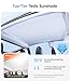 Wigoo Tesla Model Y Sunshade Roof [Never Sag, Nano Ice-Crystal Coatings] 3-Gen Heat Insulation Glass Roof Sun Shade, Accessories for Tesla Model Y 2020~2025, Tesla Interior Gray