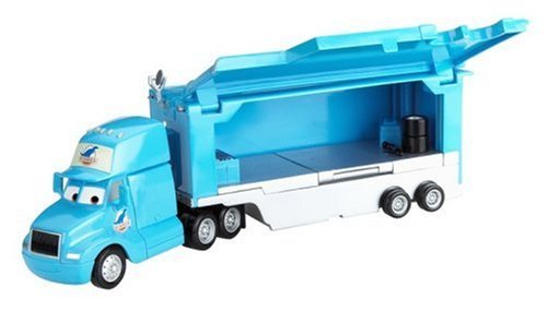 cars mattel king hauler カーズ　マテル　Dinoco Disney Pixar CARS Gray Hauler - 43 The King Dinoco Racing : Amazon