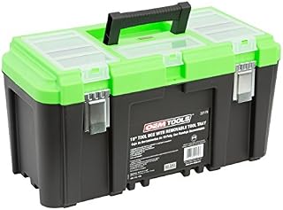 OEMTOOLS 22179 19" Tool Box with Removable Tool Tray | Household and Professional