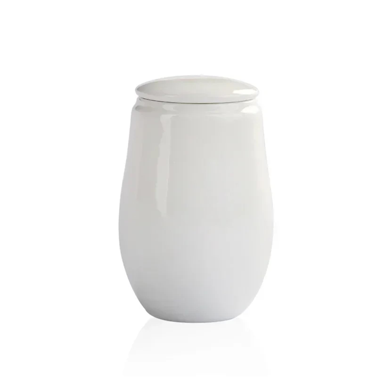 Scatola per Tè in Ceramica Lattina for tè in ceramica bianca pura, contenitore, for caffè, piccolo serbatoio sigillato, set da viaggio, scatole for la casa, barattolo decorato