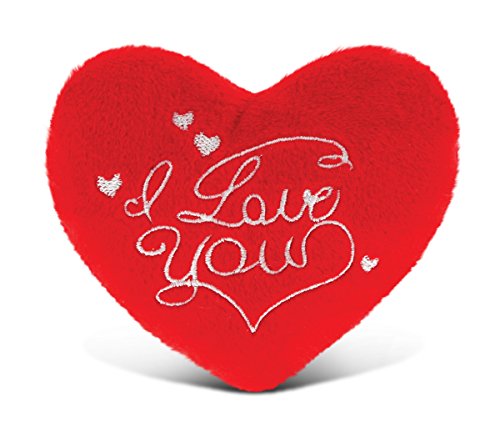Dollibu Cute Stylish Red Heart “I Love You” Valentines Holiday Message Soft Plush Cushy Doll Huggable Decorative Stuffed Toy For Kids Toddlers Gift Teddy Accessory 3 Inch #TOP4