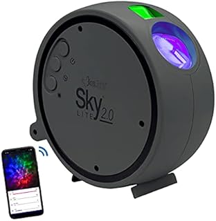 BlissLights Sky Lite 2.0 - RGB LED Laser Star Projector, Galaxy Lighting, Nebula Lamp (Green Stars, Smart App)