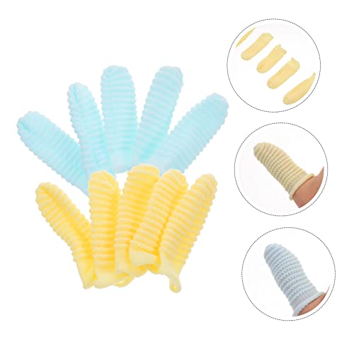 PATKAW 10 Peças Escova De Dentes Para Animais De Estimação Luvas Escova De Dentes De Silicone Para C