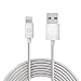 Noubco Lightning to USB Cable | Apple MFi Certified | Compatible with iPhone, iPad, iPod Touch, and Beats Pill+ | White, 3.3 feet (1 Meter)