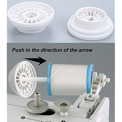 YEQIN 2 Piece Spool Pin Cap #511113-456 for Singer Sewing Machine 2000 4000 5000 6000 9000 Series