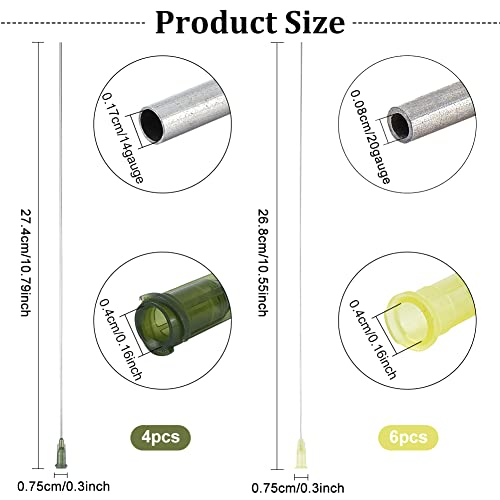 BENECREAT 10 Aghi per erogazione a Punta smussata